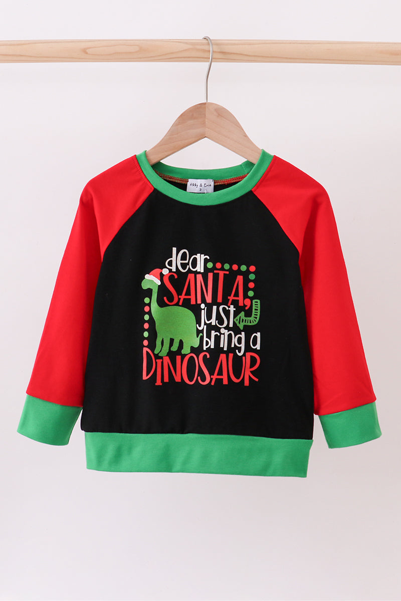 Dino Christmas Top