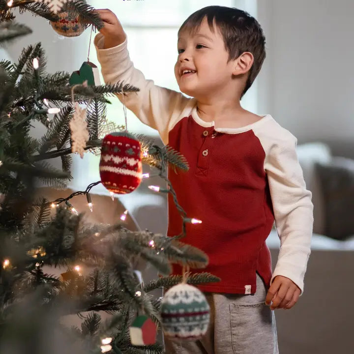 Boys Thermal Organic Henley and Pants