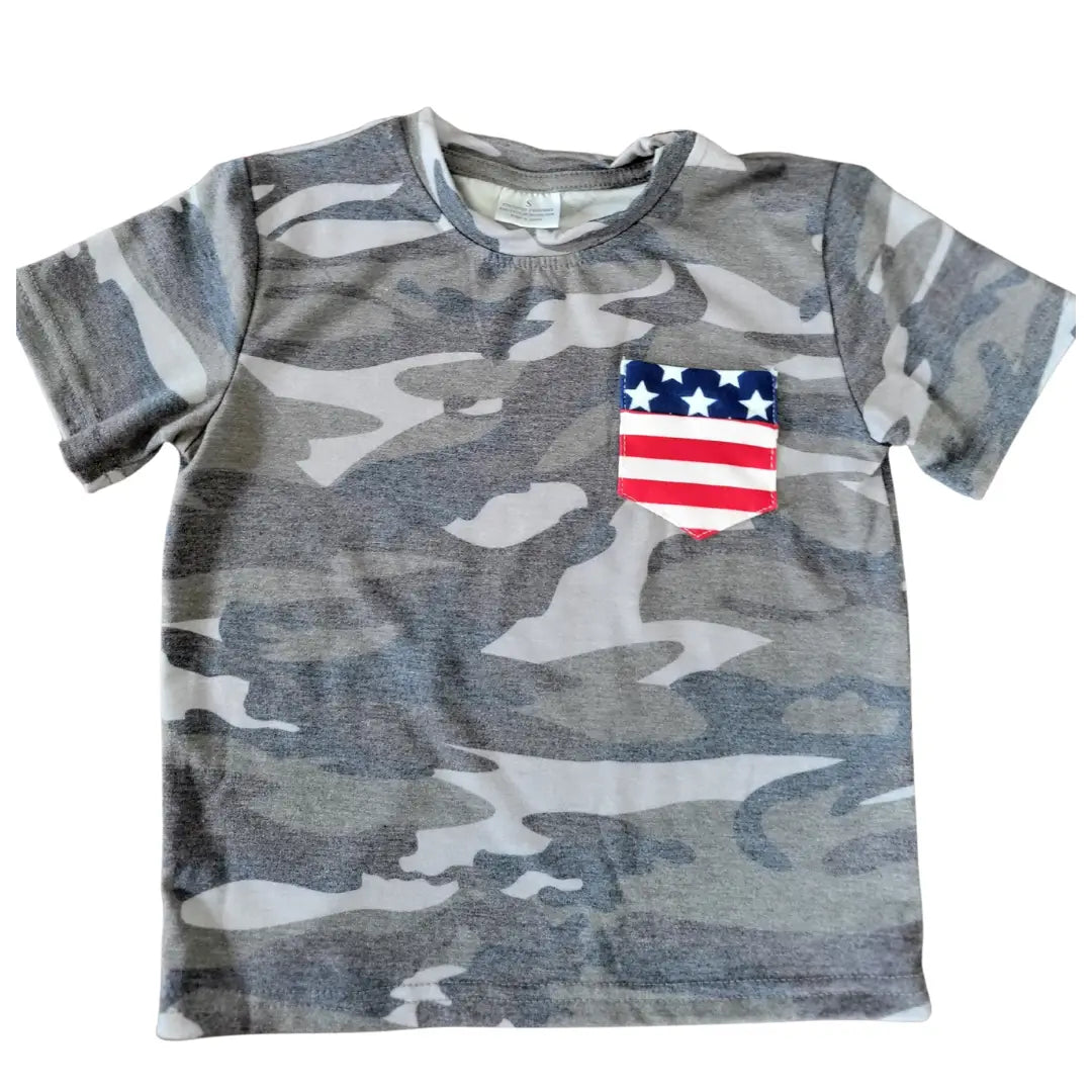 Camo "America" Tee