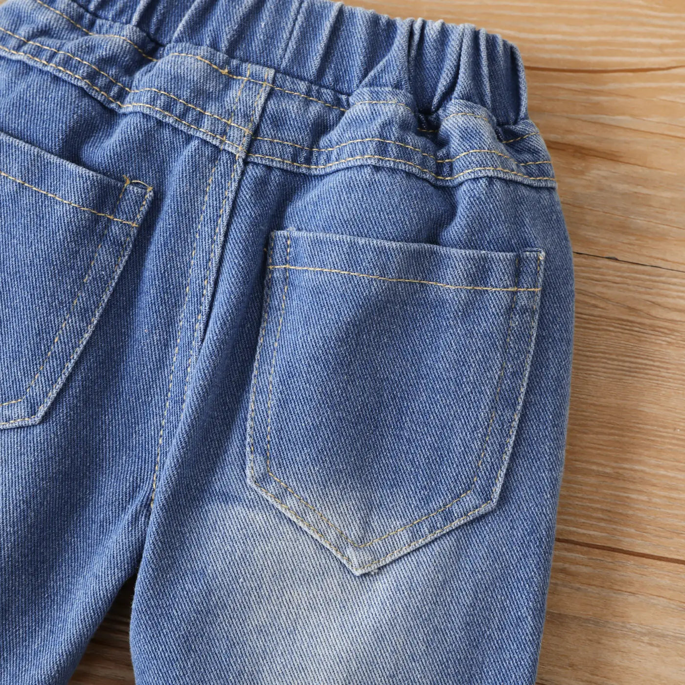 Unisex Denim Blue Jeans
