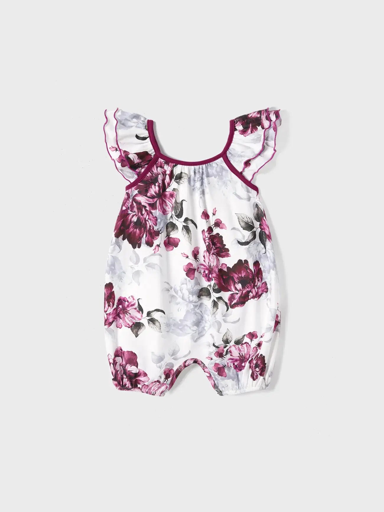 Floral Panel Tank Romper & Matching Mommy and Me Dress