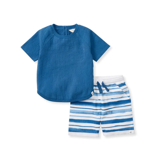 Watercolors Stripes Toddler Set