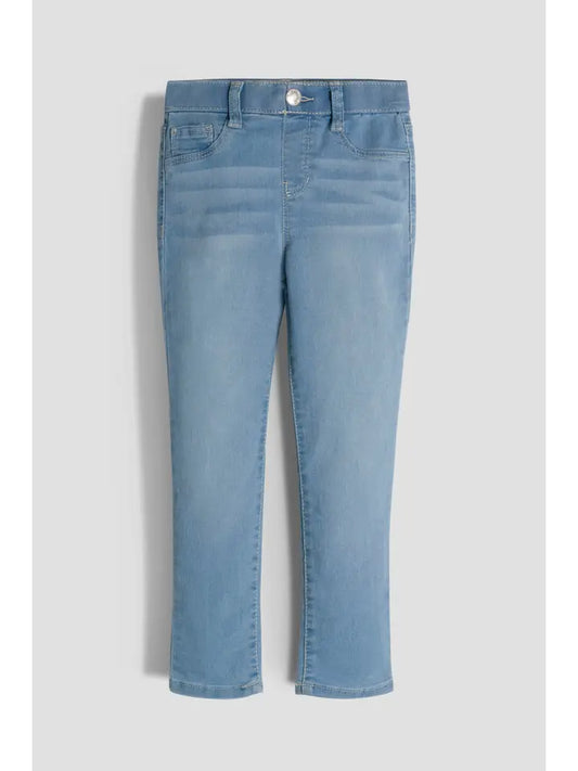 Baby Girl Pull On Jeans-Light Wash