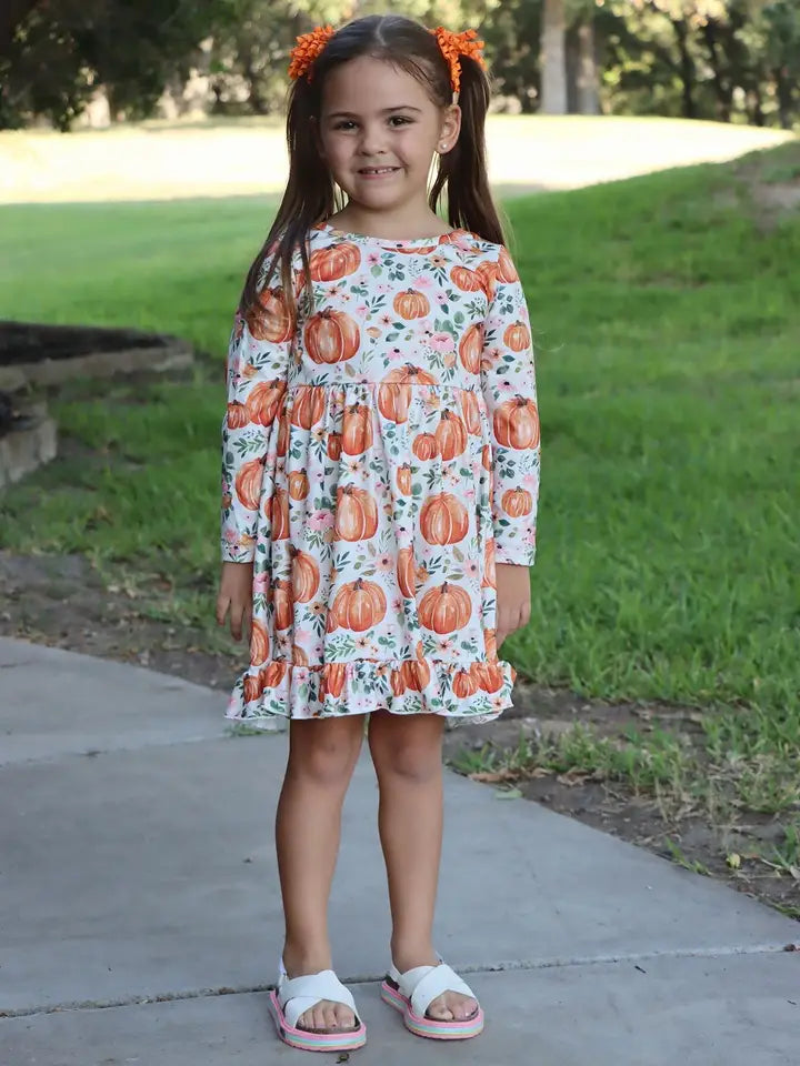 Fall Pumpkin Dress